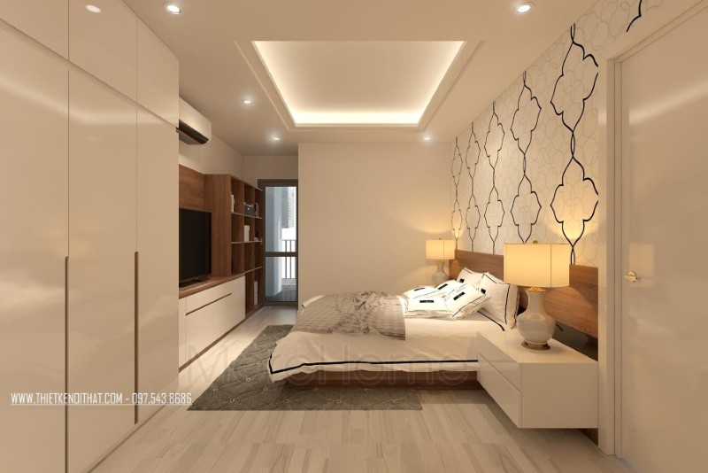Nội thất phòng ngủ gỗ công nghiệp Nội thất phòng ngủ gỗ công nghiệp