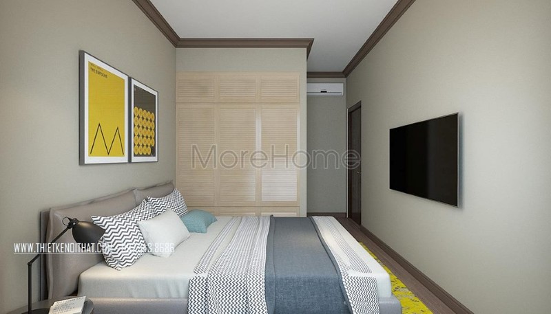 Giường ngủ gỗ công nghiệp thiết kế hiện đại, kiểu dáng đơn giản. Chất liệu gỗ công nghiệp luôn được ưa chuộng trong nội thất nhà ở chung cư 15 mẫu giường ngủ gỗ hiện đại đang được yêu thích