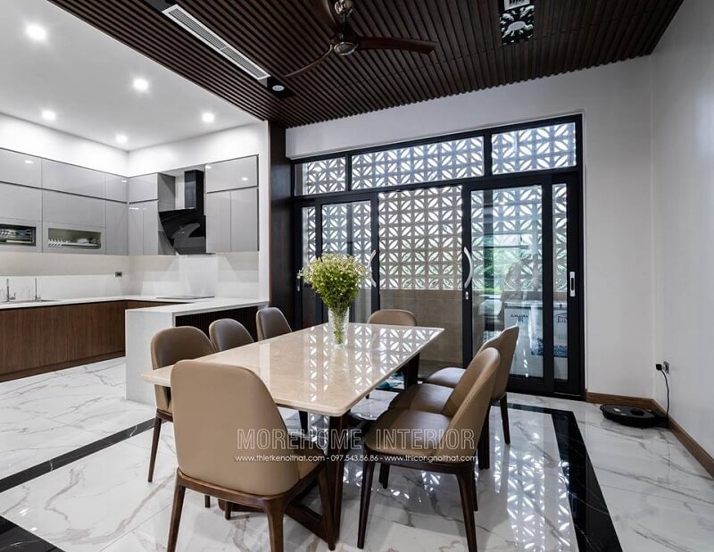 Mẫu bàn ăn cao cấp đang được ưa chuộng hiện nay Thiết kế nội thất