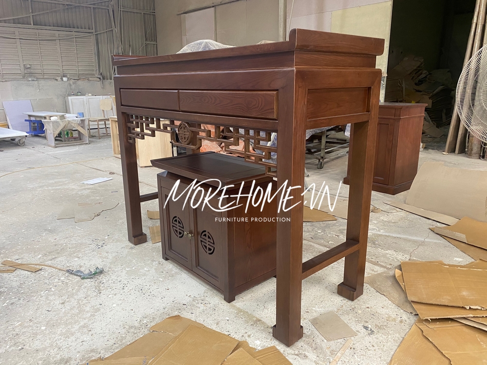 sống
Morehome sản xuất bàn thờ đứng gỗ tự nhiên có đường nét hoàn hảo, tạo nên thẩm mỹ và phong thủy cho không gian sống.