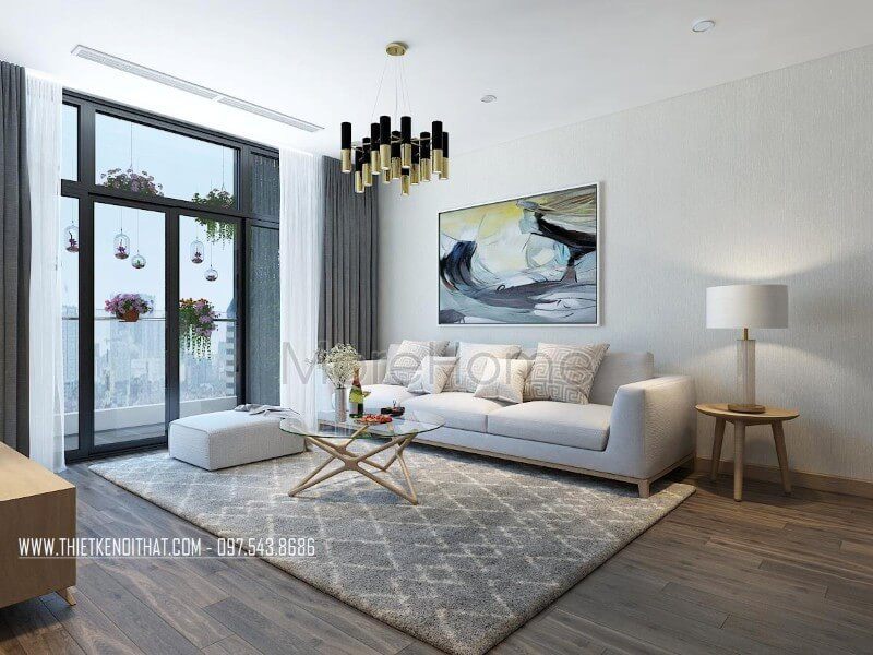 Với mẫu đồ nội thất hiện đại và sáng tại, người sở hữu căn hộ chung cư có thể thiết kế nội thất chung cư với chi phí thấp bằng cách sử dụng chất liệu gỗ công nghiệp. Đó là một cách tiết kiệm chi phí tối ưu.